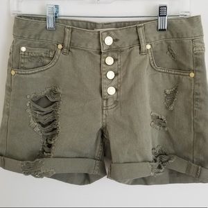 EUC distressed shorts